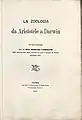 La zoologia da Aristotele a Darwin, 1887