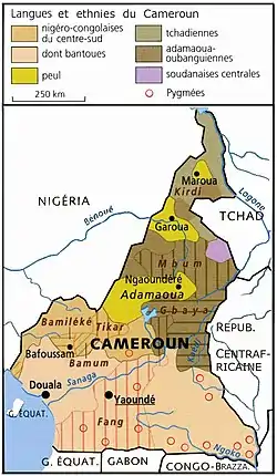 Langues locales du Cameroun.
