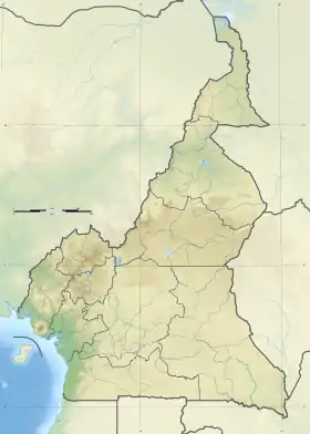 Voir sur la carte topographique du Cameroun