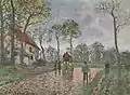 La diligence de LouveciennesCamille Pissarro,1870