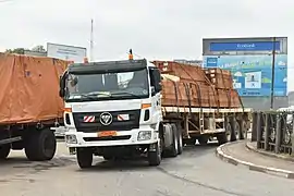 Camion Foton au Cameroun.