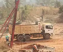 Camion Foton en Guinée.