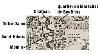 Coudun en 1698.