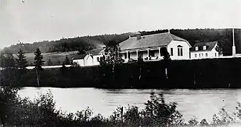 Camp de pêche de George Stephen à Causapscal