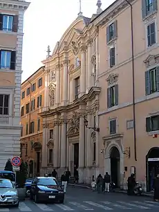 Façade de l'église.