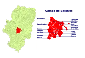 Localisation de Campo de Belchite