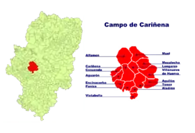 Localisation de Campo de Cariñena