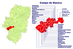 Localisation de Campo de Daroca