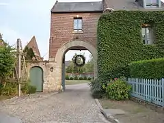 L'entrée de la ferme.