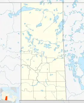 voir sur la carte de la Saskatchewan