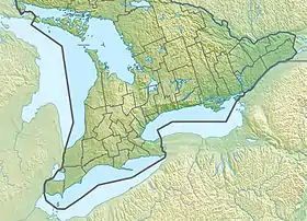 (Voir situation sur carte : sud de l'Ontario)