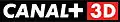 Logo de Canal+ 3D du 22 mai 2010 au 1er février 2016.