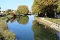 Canal du Loing à Nemours.