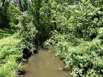 Le canal de la Pude au pont de la RD 97,