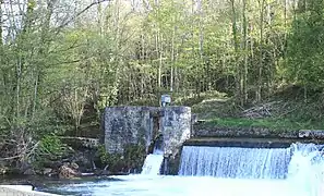 Prise d'eau à Pouzac.