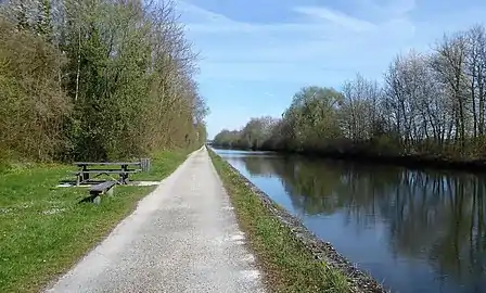 Chemin de halage du canal de la Sambre à l'Oise