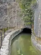 Canal de la Siagne en tunnel.
