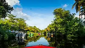 Le canal des Rotours à Morne-à-l'Eau