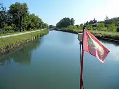 Le canal vu depuis la péniche Silène