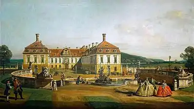 Bellotto, Vue de Vienne, vers 1760.