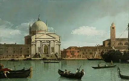 L'Église du Redentore,vers 1740 par CanalettoManchester Art Gallery