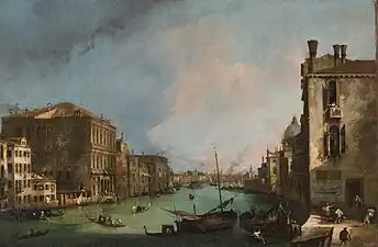 Le Grand Canal à Venise1722-1723 Canaletto