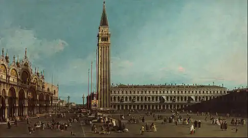 Canaletto, La Place Saint-Marc à Venise (1742-1746)