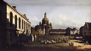 Le Marché neuf de Dresde (1747)Musée de l'Ermitage