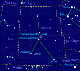 Image illustrative de l'article Cancer (constellation)