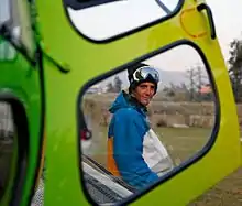 Candide Thovex lors de son tournage de Few Words, 2011.