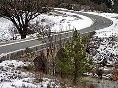 Un des ponts sur l'Artuby dans le camp de Canjuers