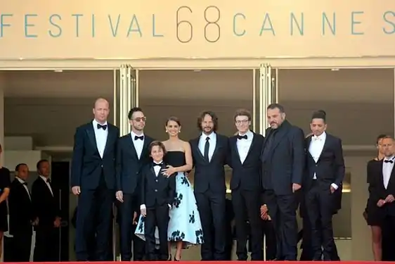 Distribution et équipe du film au Festival de Cannes.