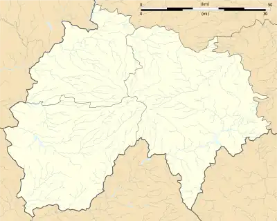 voir sur la carte du Cantal