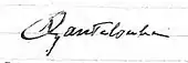 signature de Joseph Canteloube