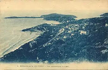 Le cap Ferrat et Beaulieu-sur-Mer avant 1940