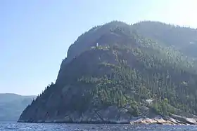 Vue du cap Trinité surplombant le Saguenay