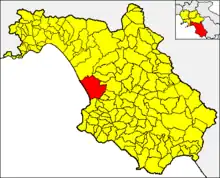 Localisation de Capaccio Paestum