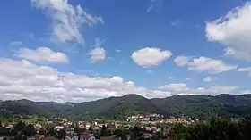 Vue de Capala et de Vorey depuis le Barret.