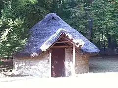 Reconstitution d’une maison étrusque.