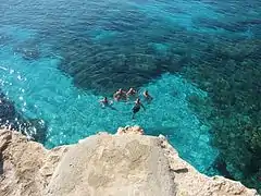 Le cap Greco est aussi un endroit pour la plongée.