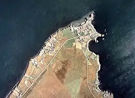 Vue satellitaire du cap Nosappu