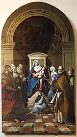 Madone et saints, 1512Palma le Vieux