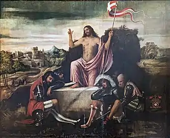 La résurrection du Christ par Giovanni da Asola