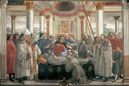 Mort de saint François.