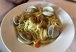 Spaghetti alle vongole.