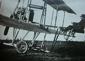 Vue de l'avion.