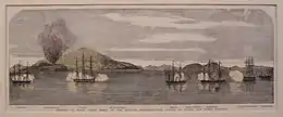 Description de l'image Capture of Bocca Tigris forts 1856.jpg.