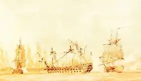 illustration de HMS Inconstant (1783)