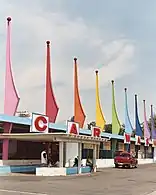 Car wash de San Bernardino, en Californie.