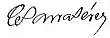 Signature de Caracciolo Parra-Pérez